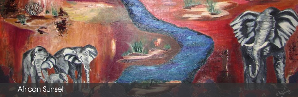 Acrylic thick canvas wrap painting by Anna Pannia, local Bolton Ontario artist